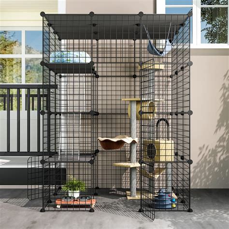 outdoor cat enclosures metal composite|outdoor cat enclosures with shelves.